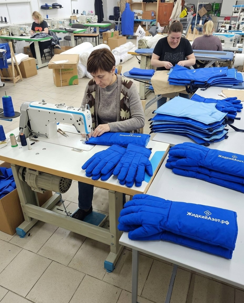 Пошив криоперчаток
